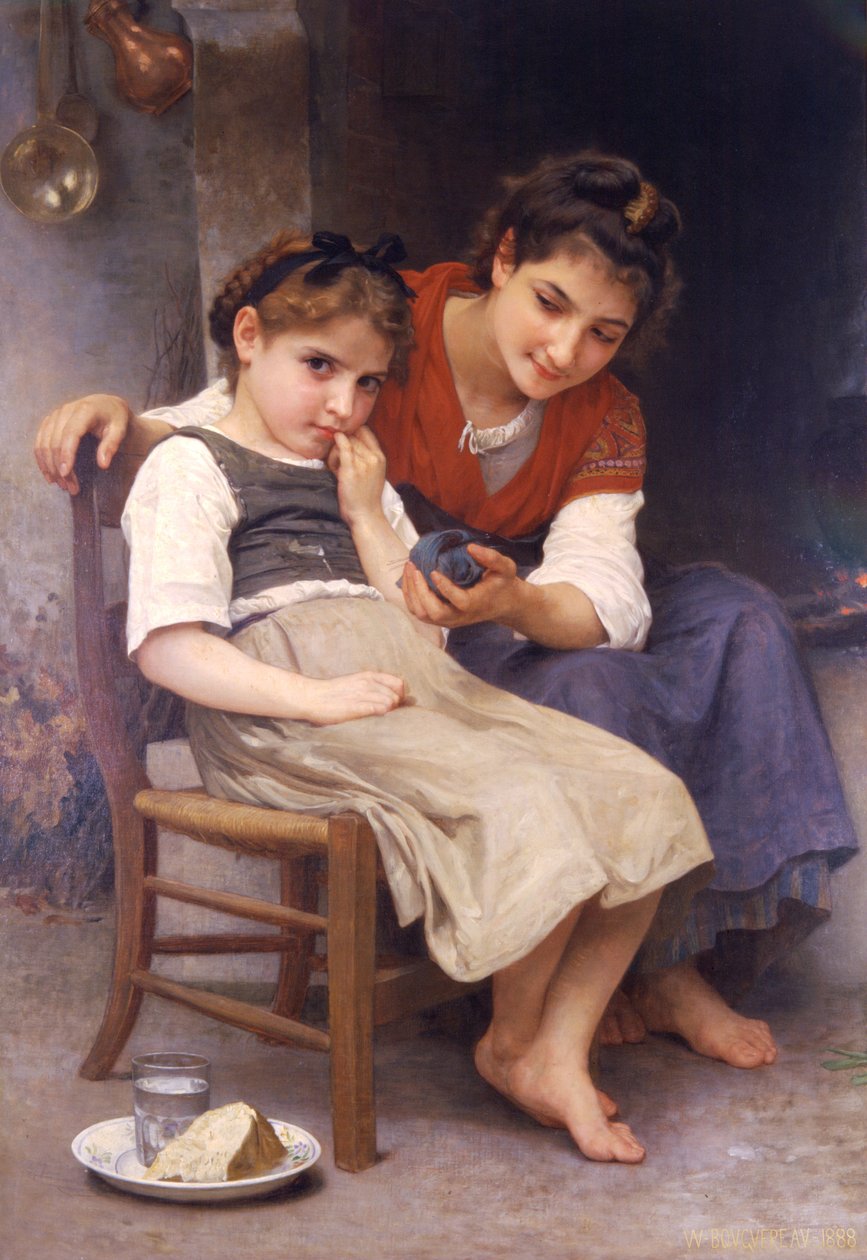 Kleiner Schmollmund von William-Adolphe Bouguereau