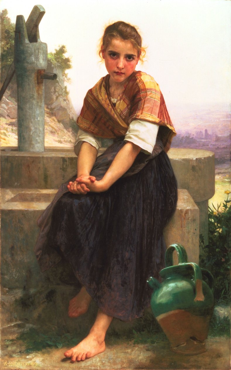 Der zerbrochene Krug von William-Adolphe Bouguereau