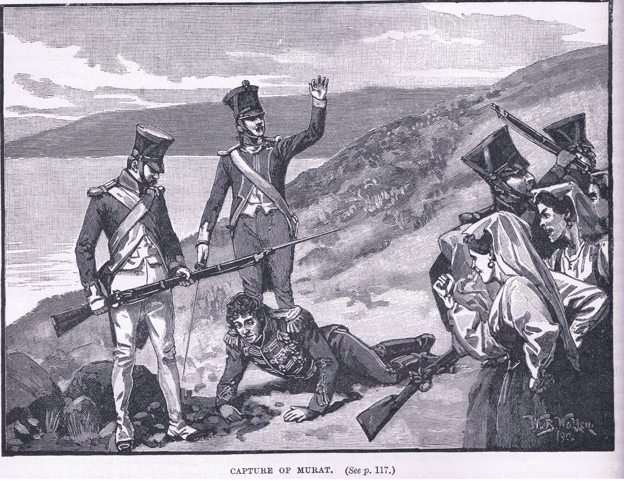 Die Gefangennahme von Murat, 1815 von William Barnes Wollen