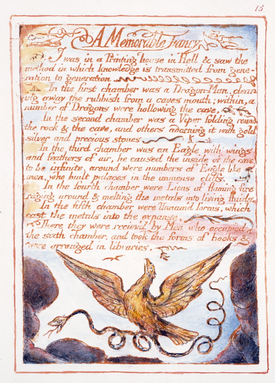 Eine denkwürdige Fantasie, Text und Illustration aus 