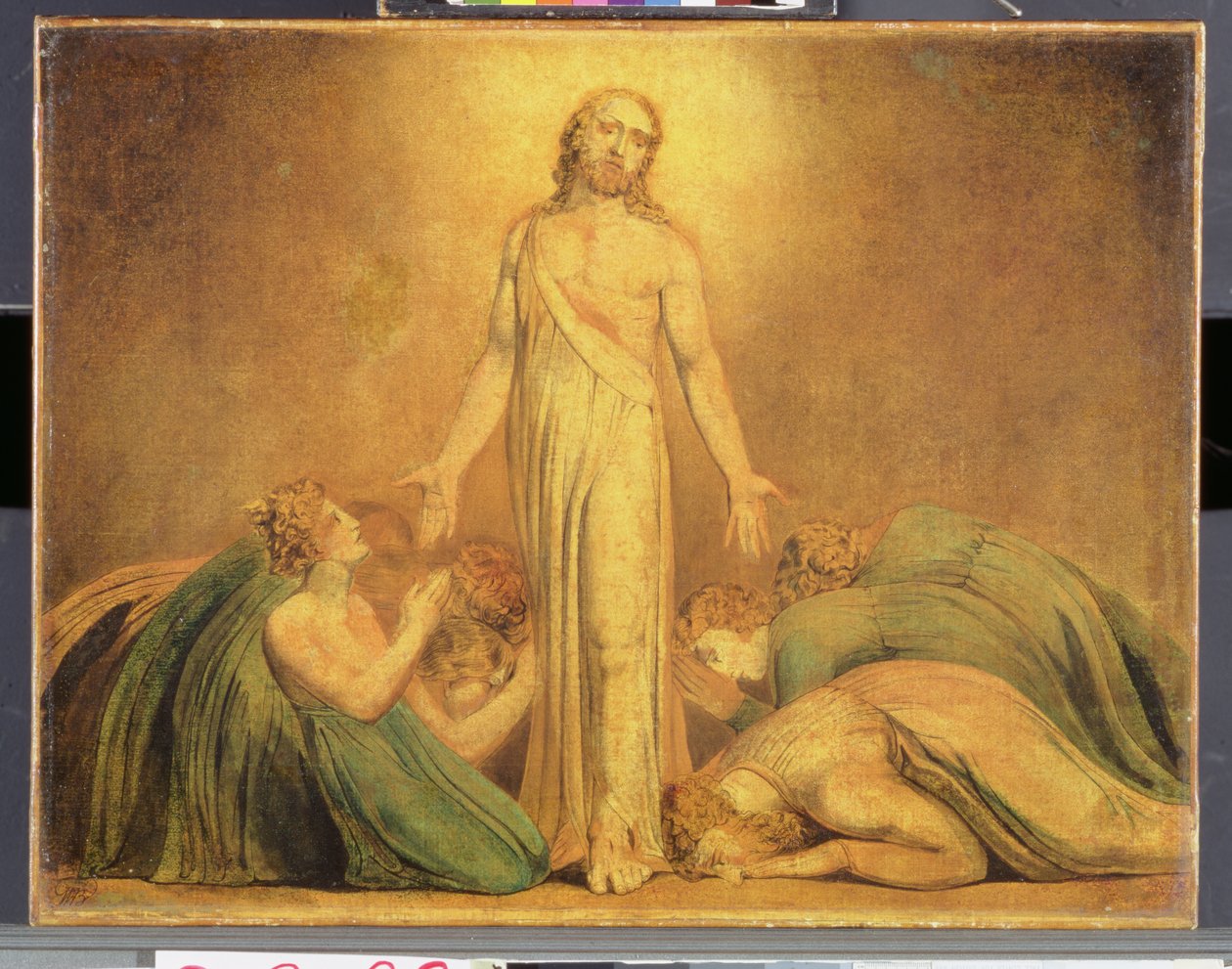 Christus erscheint den Aposteln nach der Auferstehung, 1795-1805 von William Blake