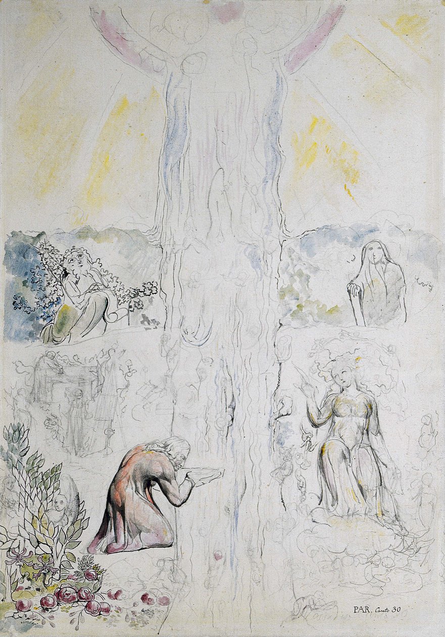 Illustrationen zu Dantes Göttlicher Komödie von William Blake