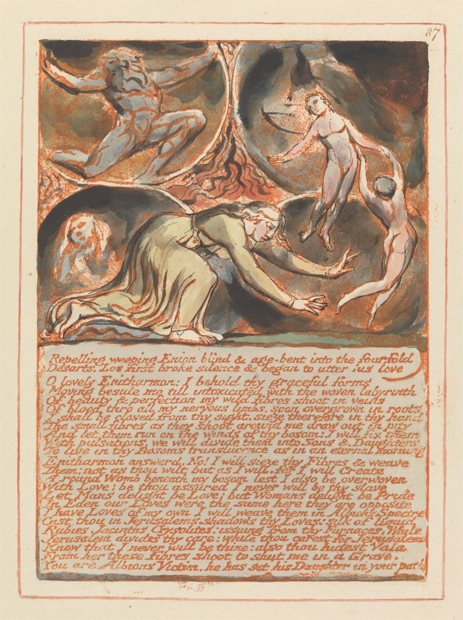 Jerusalem, Platte 87 von William Blake