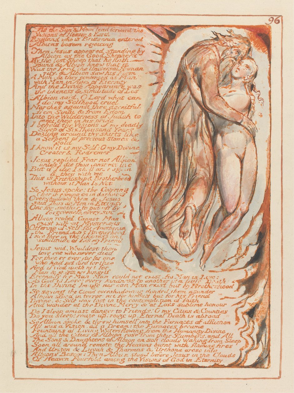 Jerusalem, Platte 96 von William Blake