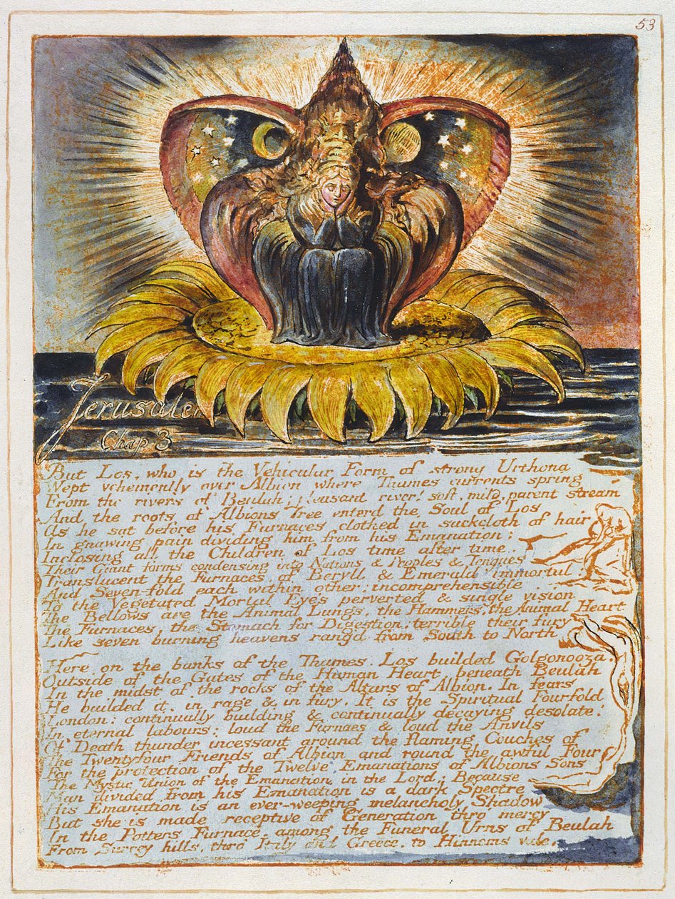 Jerusalem Die Emanation des Riesen Albion von William Blake