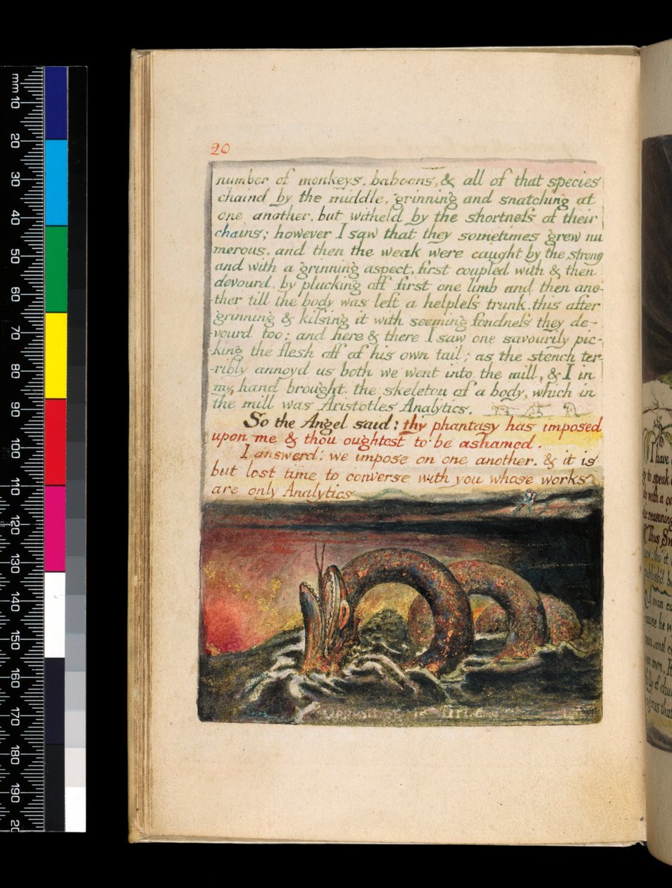 Die Hochzeit von Himmel und Hölle (pl.20), ca. 1790-93 von William Blake