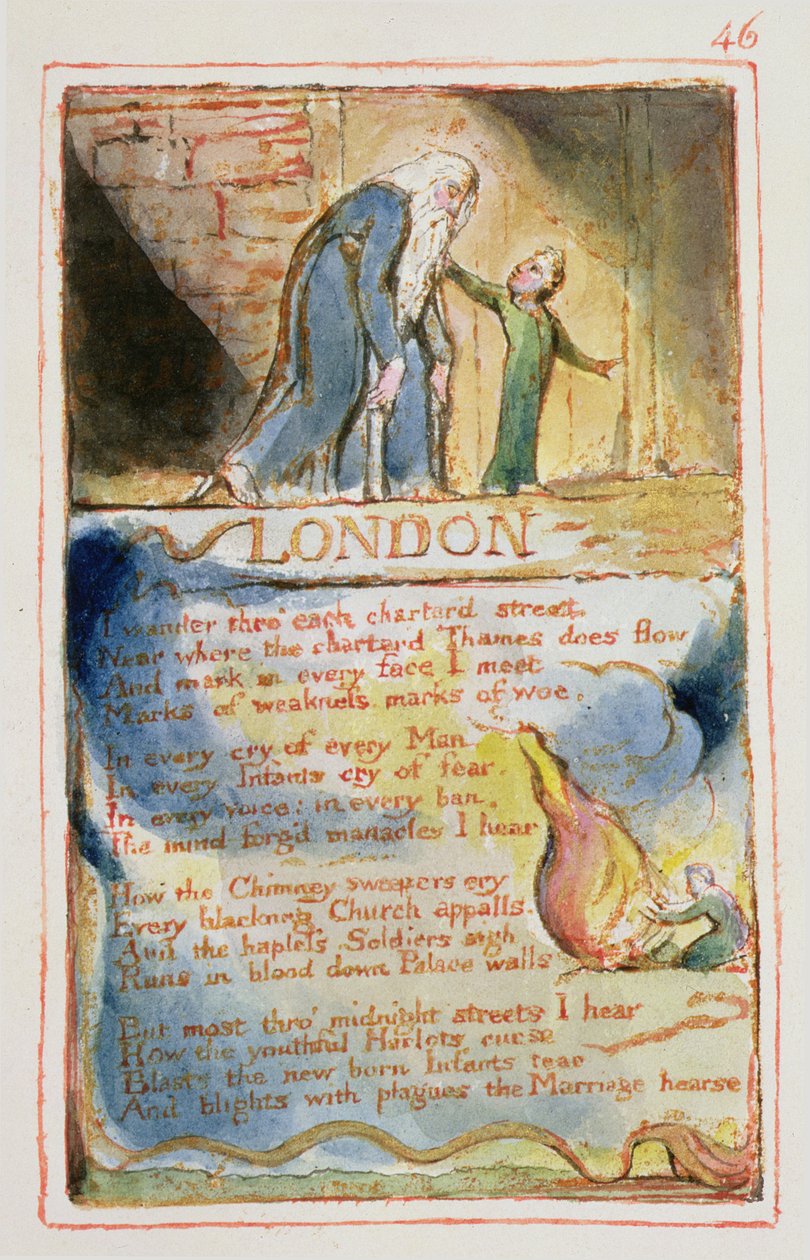 London: Platte 46 aus Songs of Innocence and of Experience (Kopie AA) von William Blake