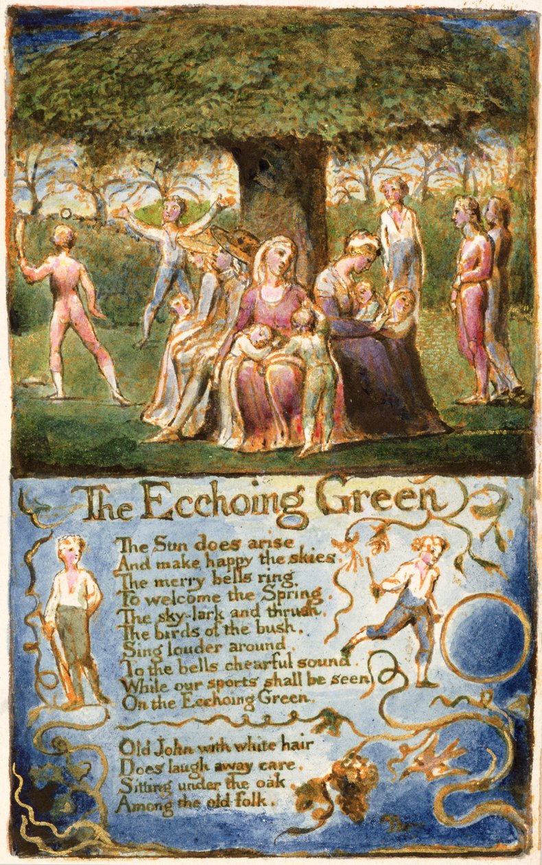 Das Echoing Green: Platte 6 aus 
