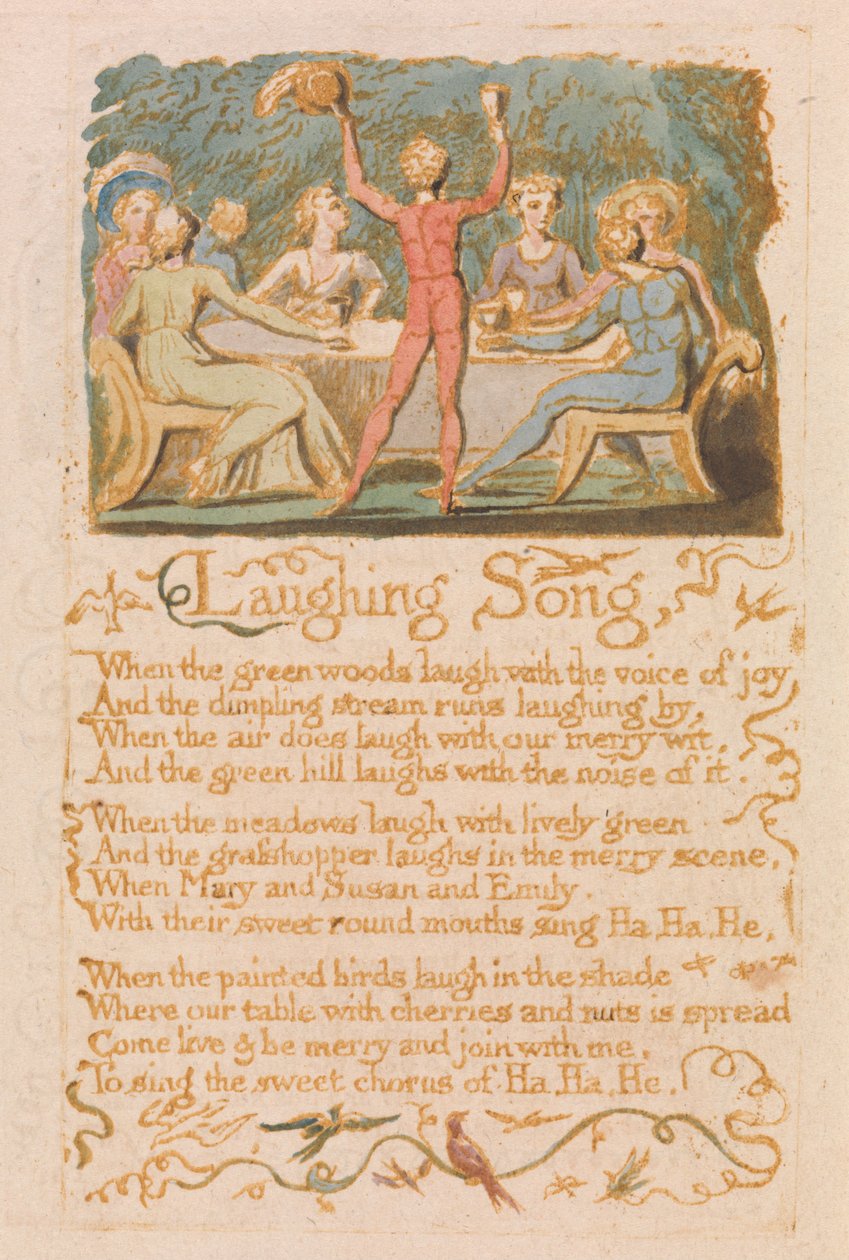 Lieder der Unschuld, Platte 28 von William Blake