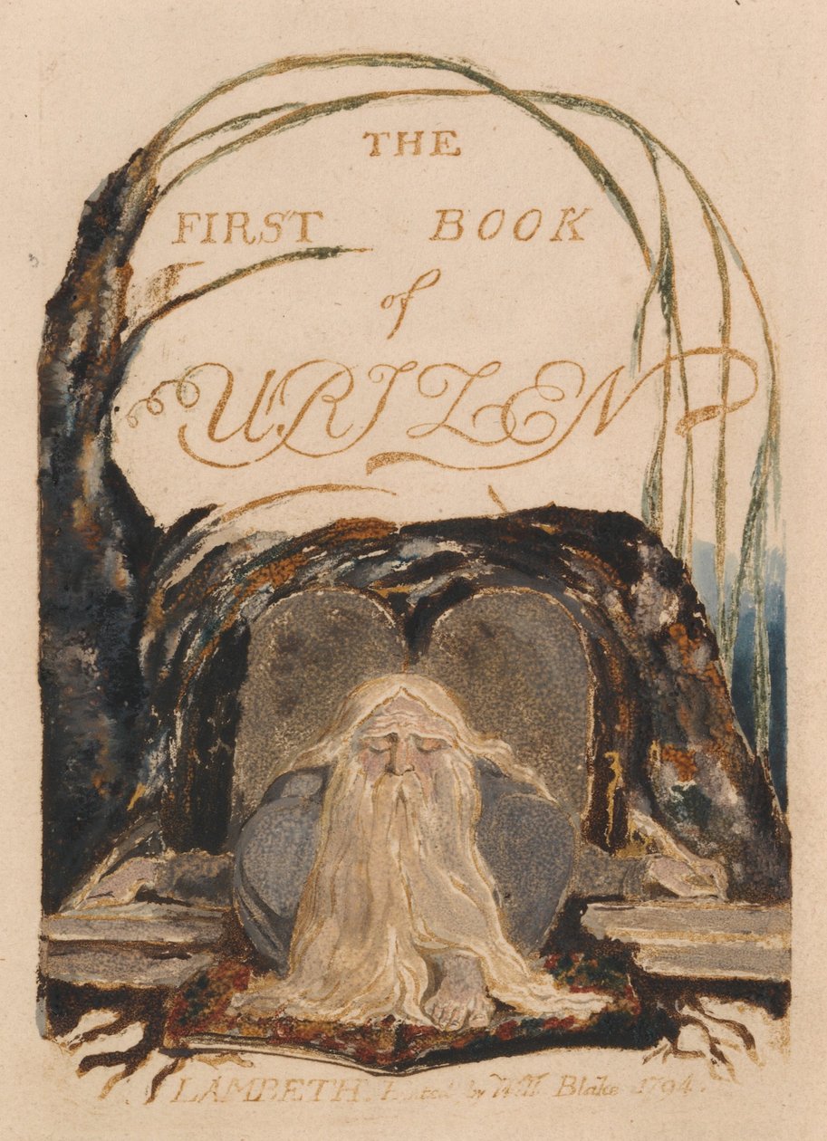 Das erste Buch von Urizen, Tafel 1, Das erste Buch von Urizen. (Bentley 1) von William Blake