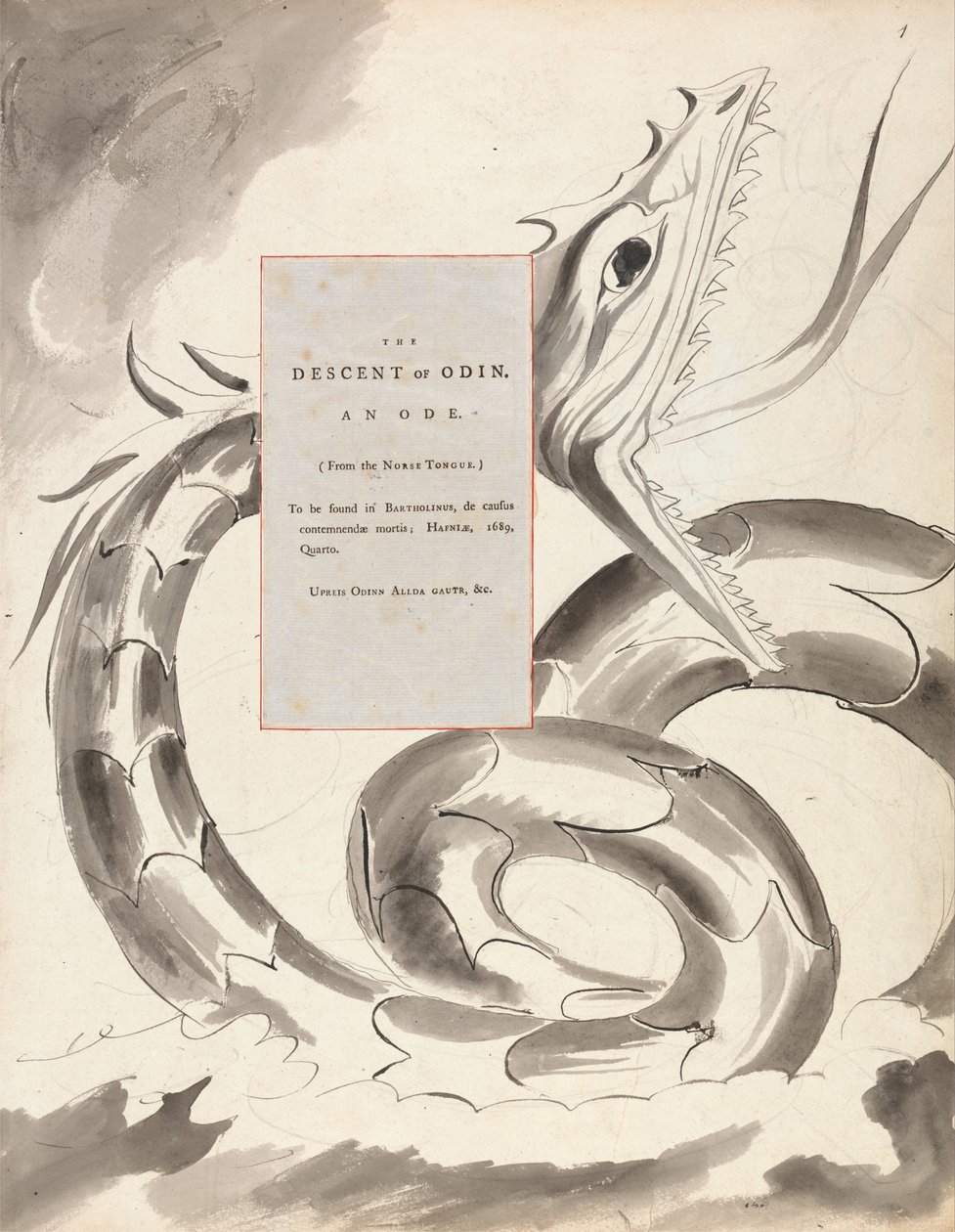 Die Gedichte von Thomas Gray, Design 77 von William Blake