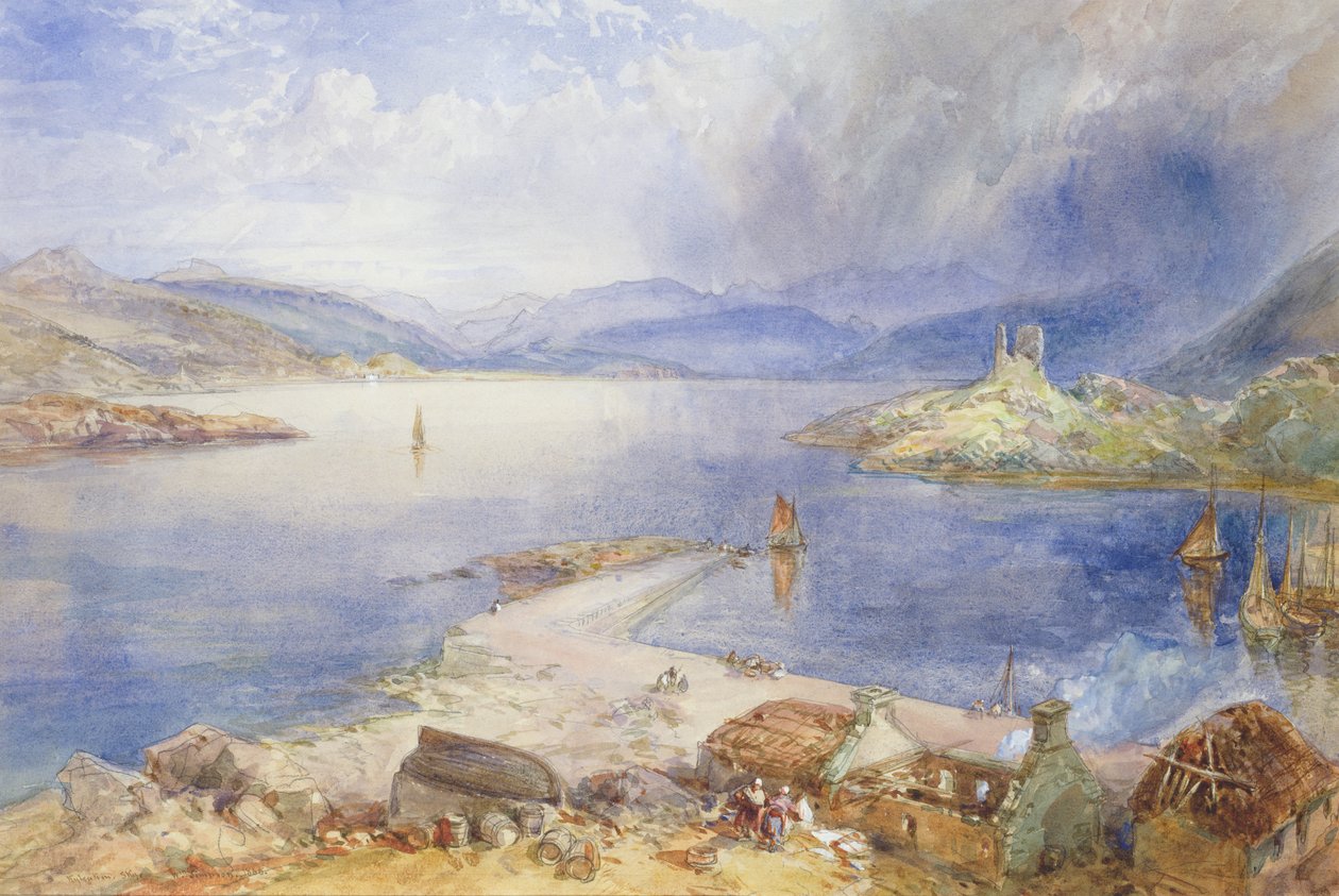 Kyleakin, Skye, 1866 von William Crimea Simpson