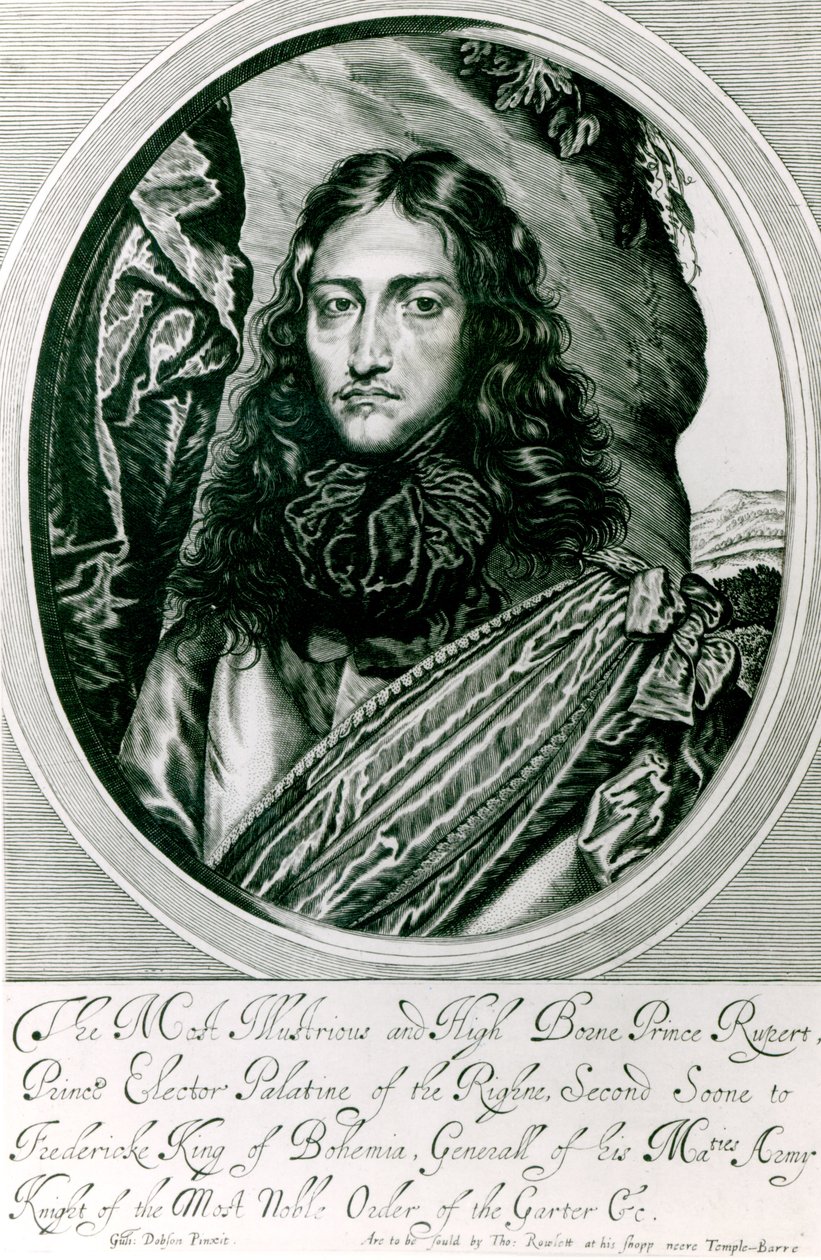 Prinz Rupert vom Rhein, graviert von William Faithorne von William Dobson