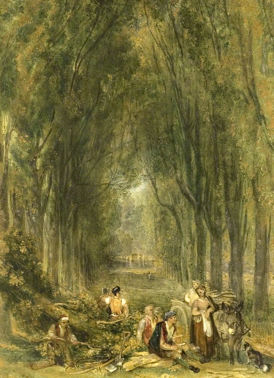 Der Lindenweg in Weston, Buckinghamshire von William Harvey