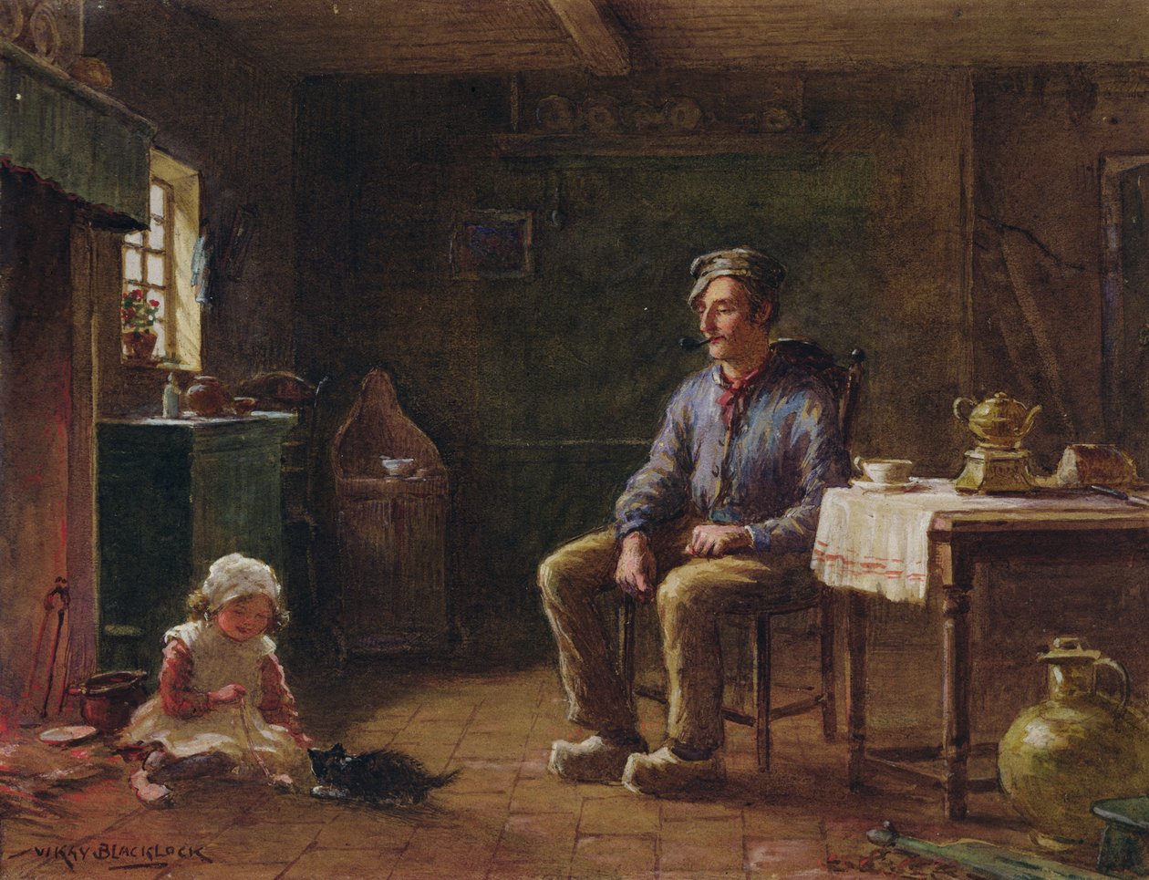 Fütterungszeit von William Kay Blacklock