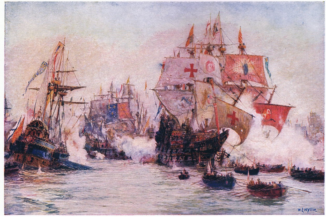 Die spanische Armada 1588, 1915 von William Lionel Wyllie