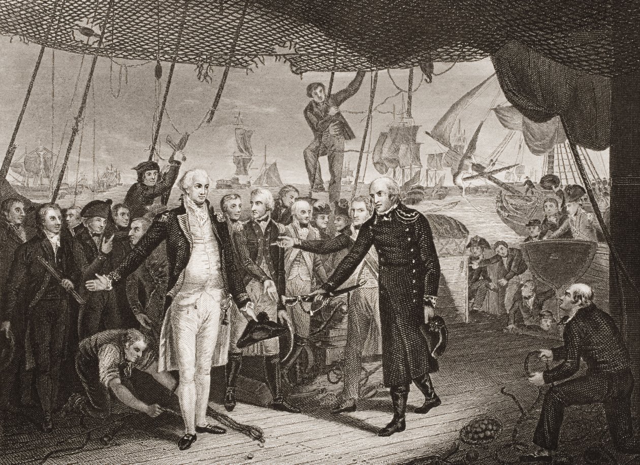 Lord Viscount Duncans Sieg, Illustration aus 