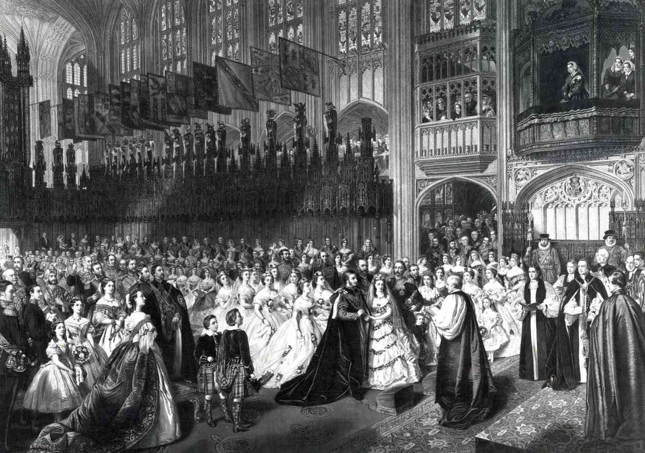 Die Hochzeit des Prinzen von Wales am 10. März 1863 von William Powell Frith