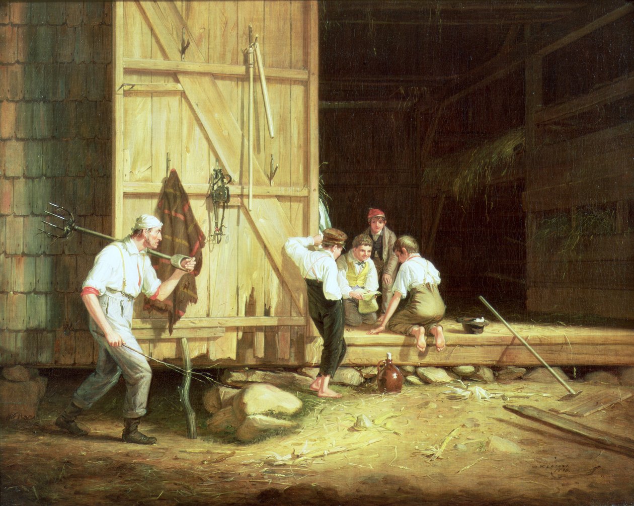 Die abtrünnigen Spieler, 1835 von William Sidney Mount
