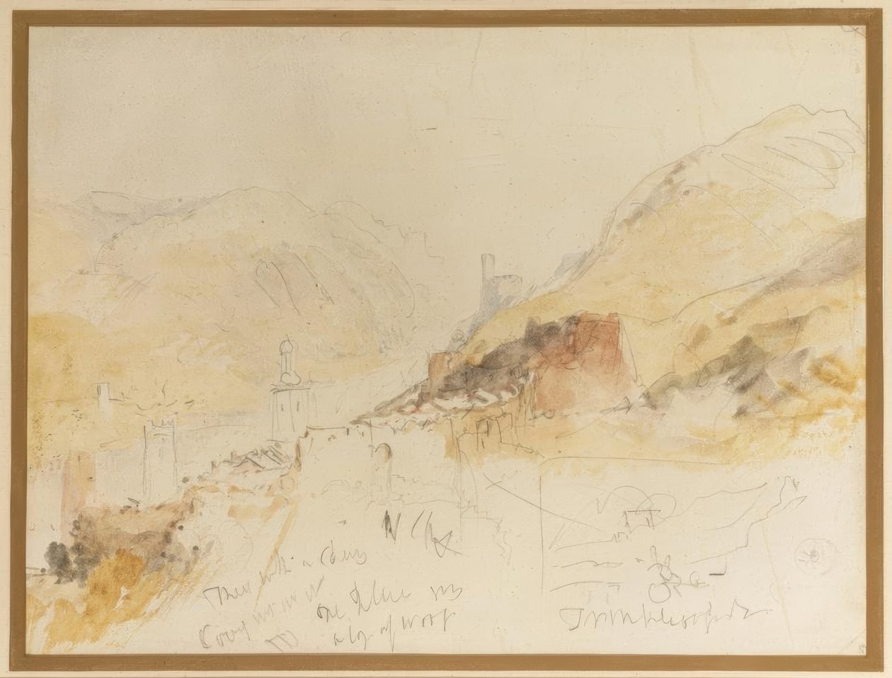 Rüdesheim am Rhein von Joseph Mallord William Turner