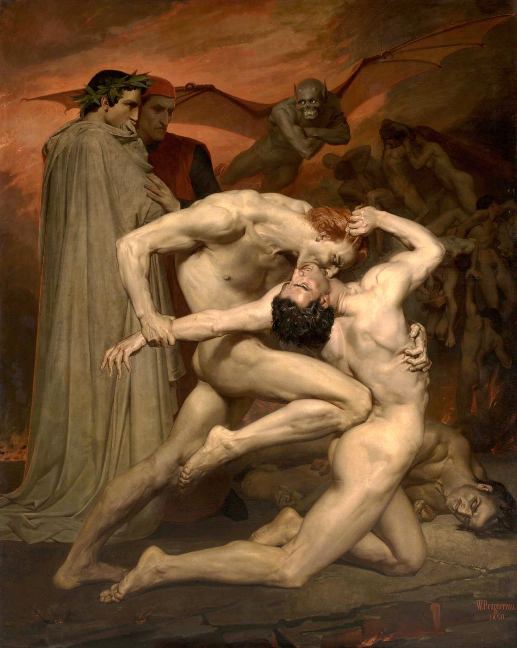 Dante und Virgil von William-Adolphe Bouguereau