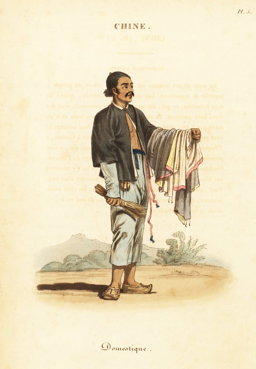 Chinesischer Hausangestellter von William (after) Alexander
