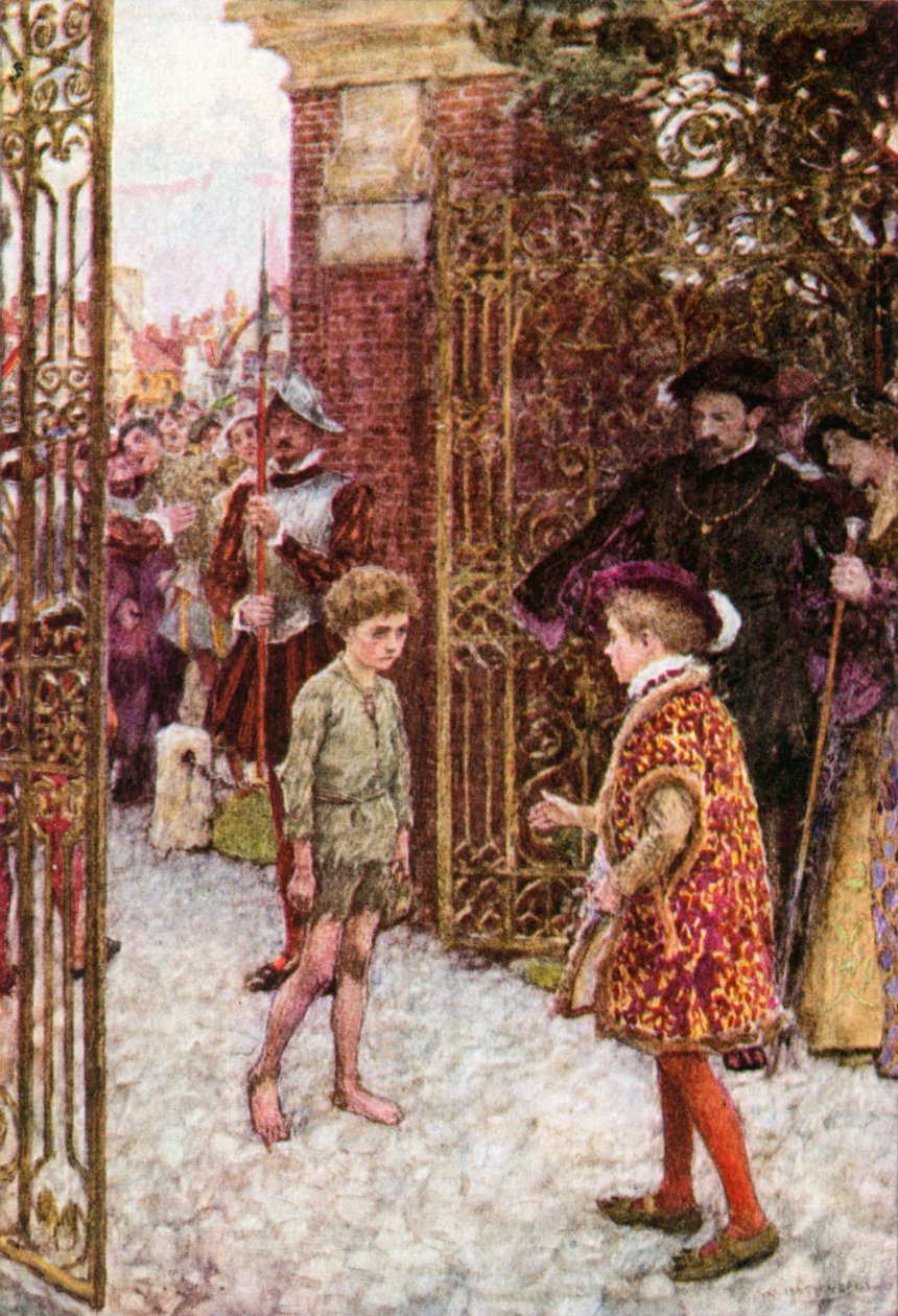 "Der kleine Prinz der Armut trat ein" von William (after) Hatherell