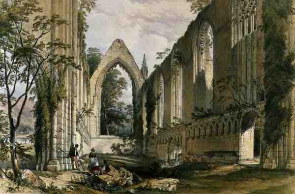 Bolton Abbey, Innenraum des Chors, aus 