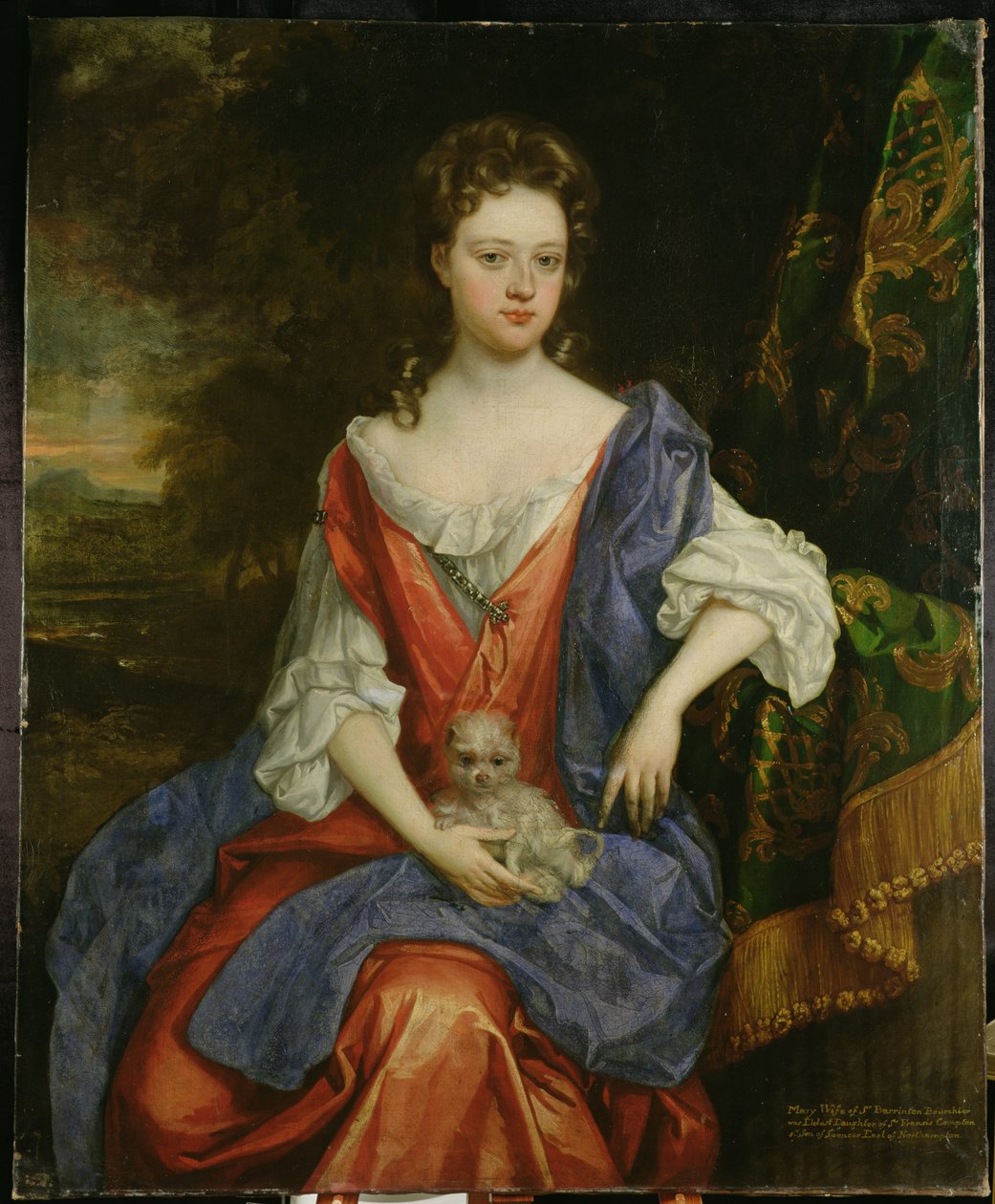 Porträt von Mary, Lady Barrington Bourchier von William (attr. to) Wissing or Wissmig