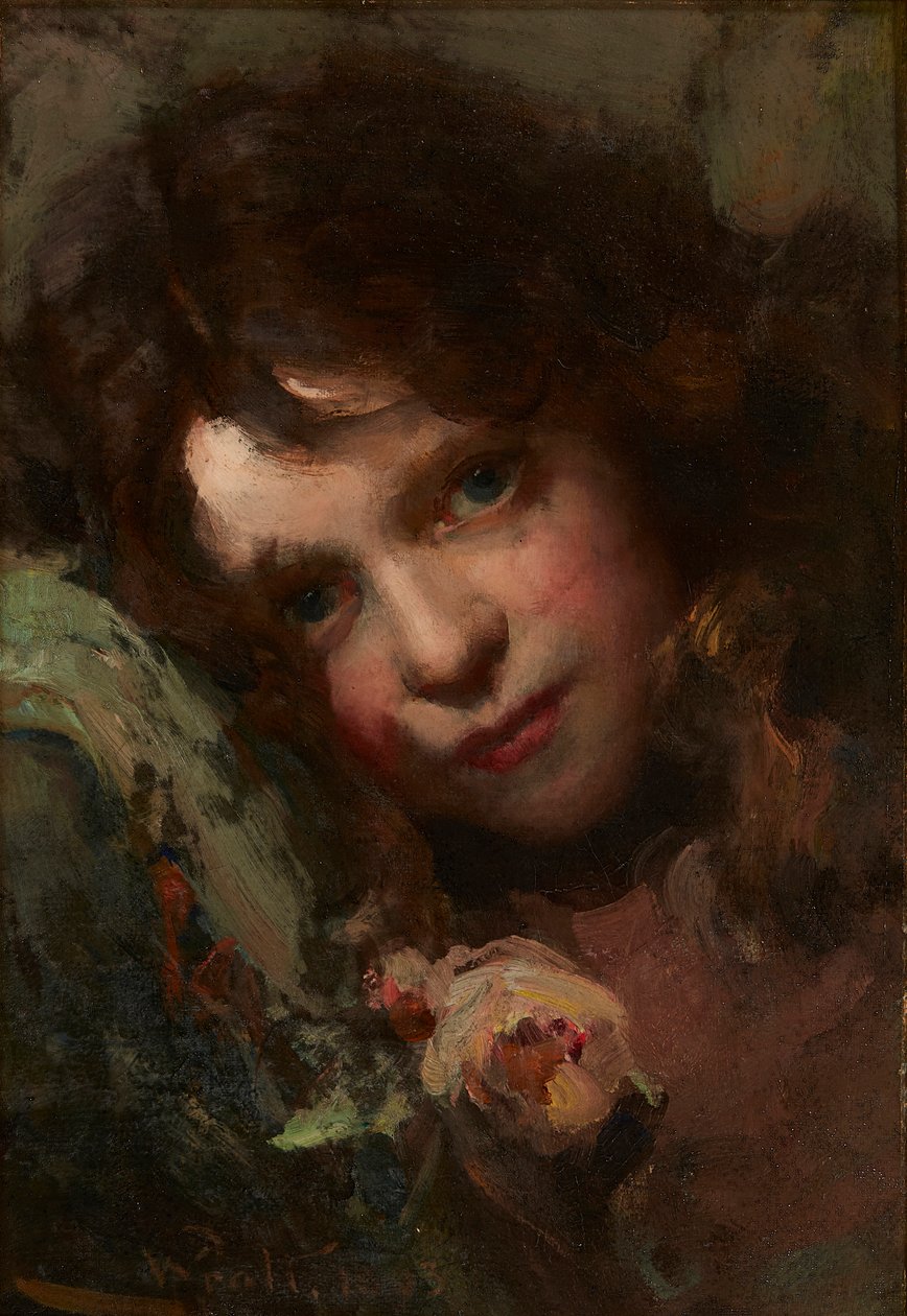Studie eines Kopfes von William A. Pratt