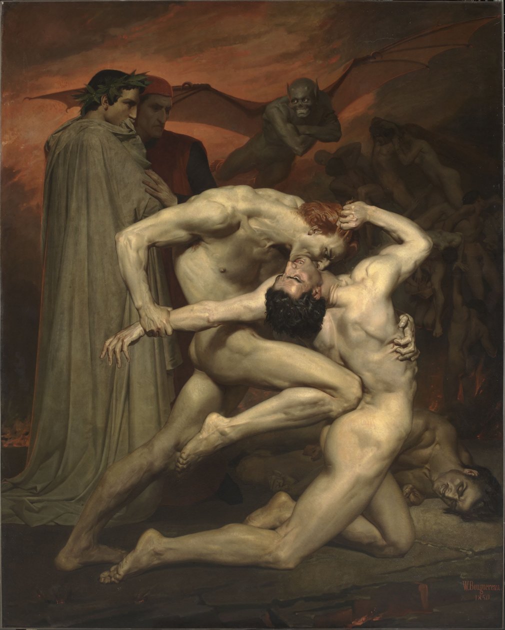 Dante et Virgile von William Adolphe Bouguereau
