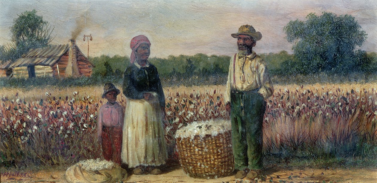 Baumwollpflücker im amerikanischen Süden von William Aiken Walker