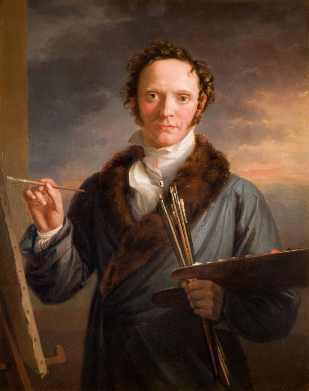 Selbstporträt des Künstlers, 1813-14 von William Armfield Hobday
