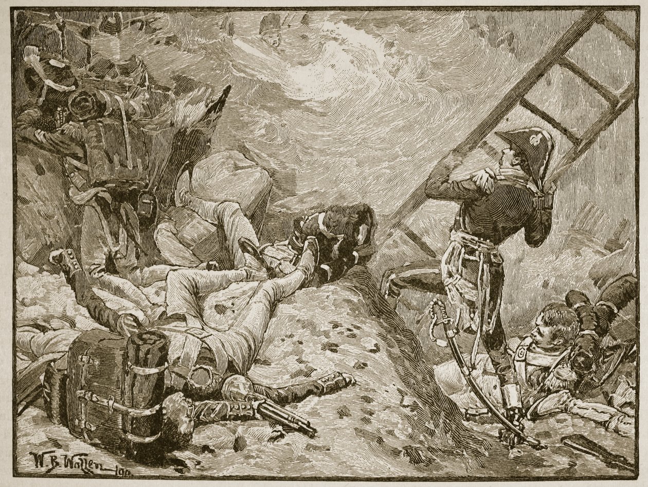 Marschall Lannes in Ratisbon, Illustration aus 
