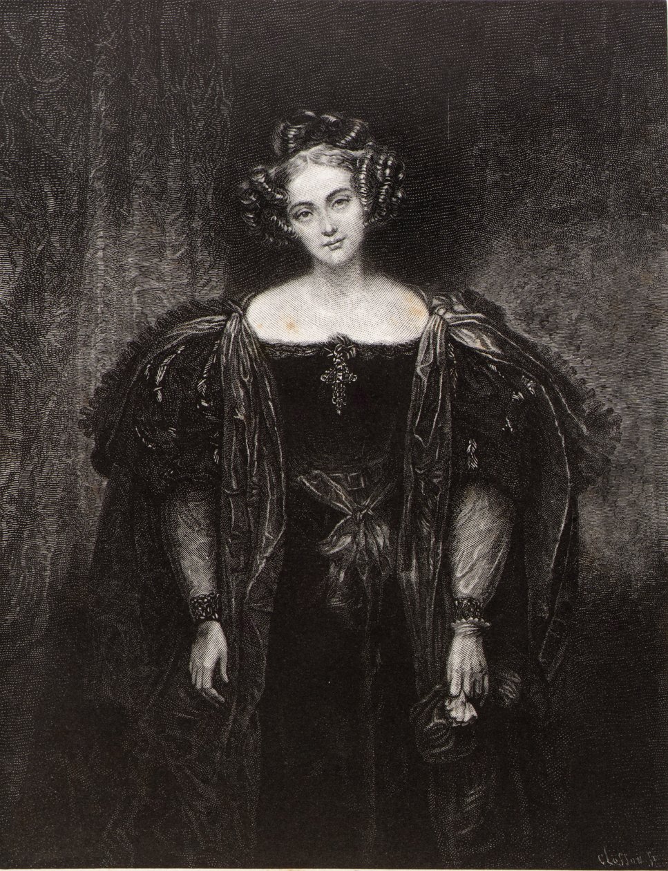 Miss Henrietta Sontag als Donna Anna in Don Juan von William Baxter Closson