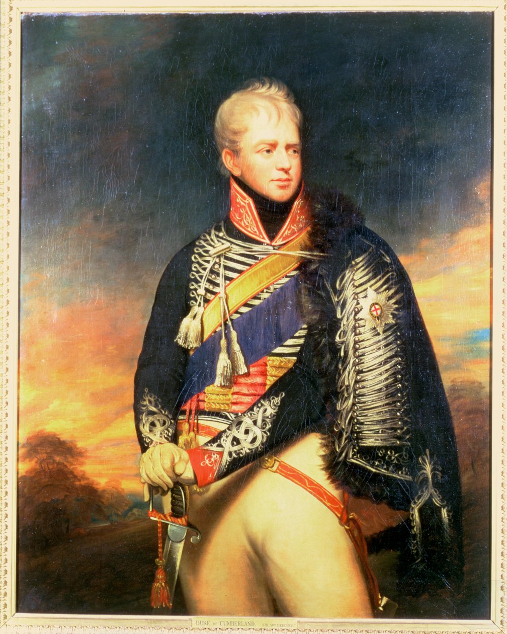 Porträt von Ernst, Herzog von Cumberland und König von Hannover (1771-1851) von William Beechey