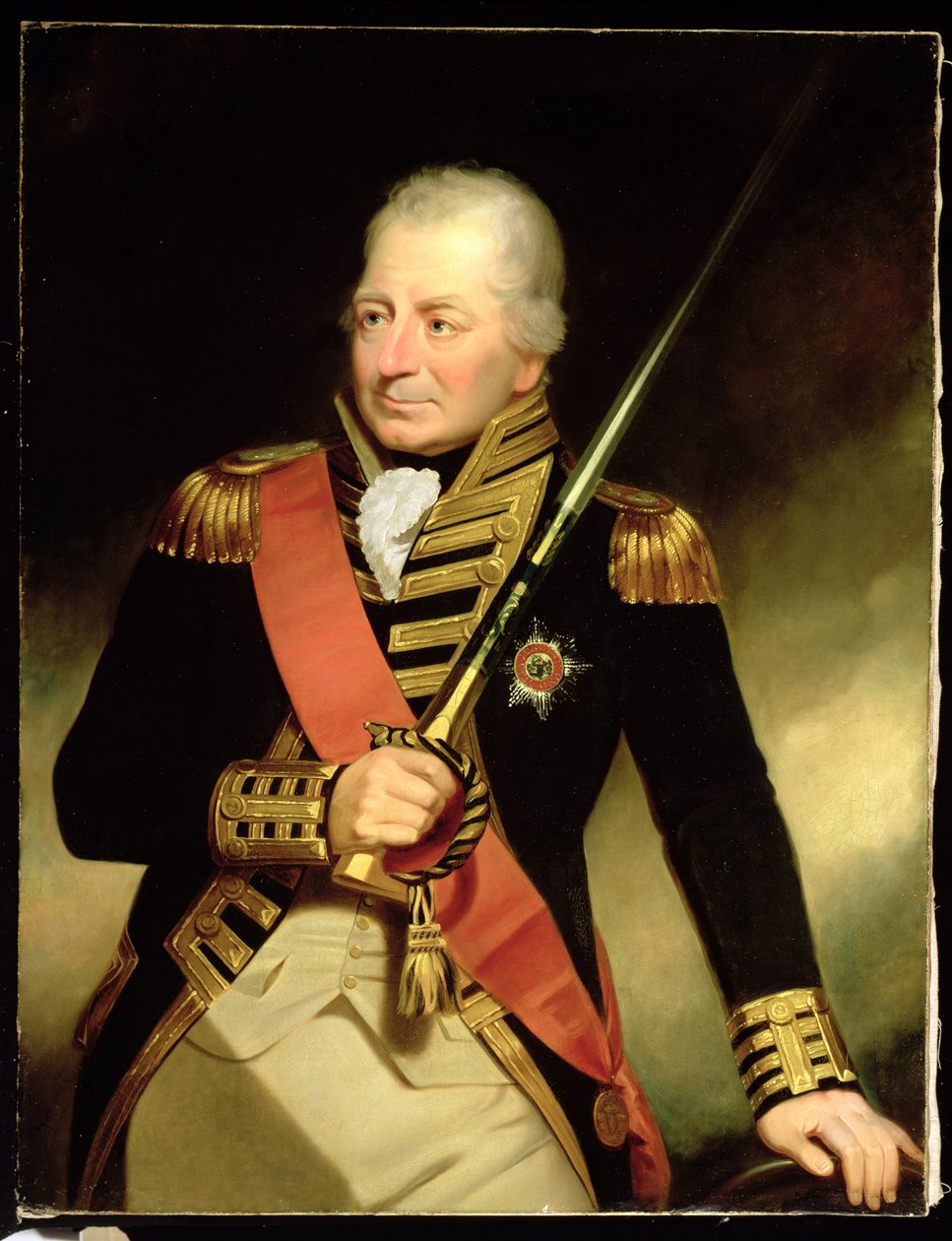 Porträt von John Jervis (1735-1823) Erster Earl of St. Vincent, ca. 1805 von William Beechey