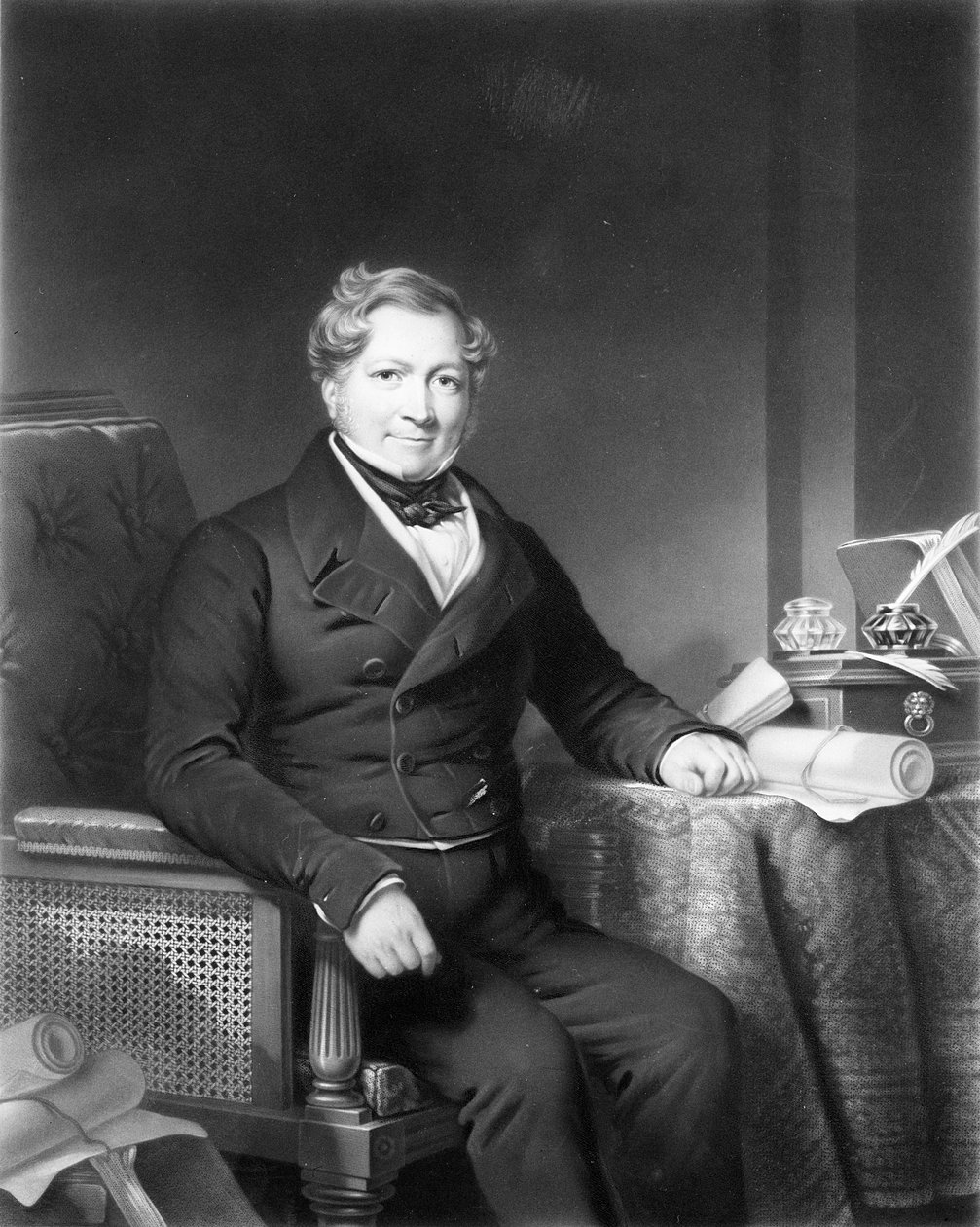 John Heathcoat, graviert von T. L. Atkinson, ca. 1832-98 von William Beetham