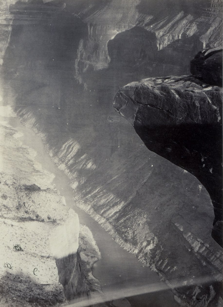Blick nach Süden in den Grand Canyon, Colorado River, Sheavwitz Crossing von William Bell