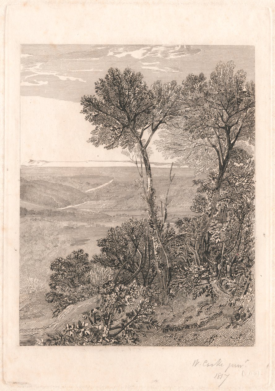 Das Tal von Ashburnham, eine Replik der rechten Hälfte von William Bernard Cooke