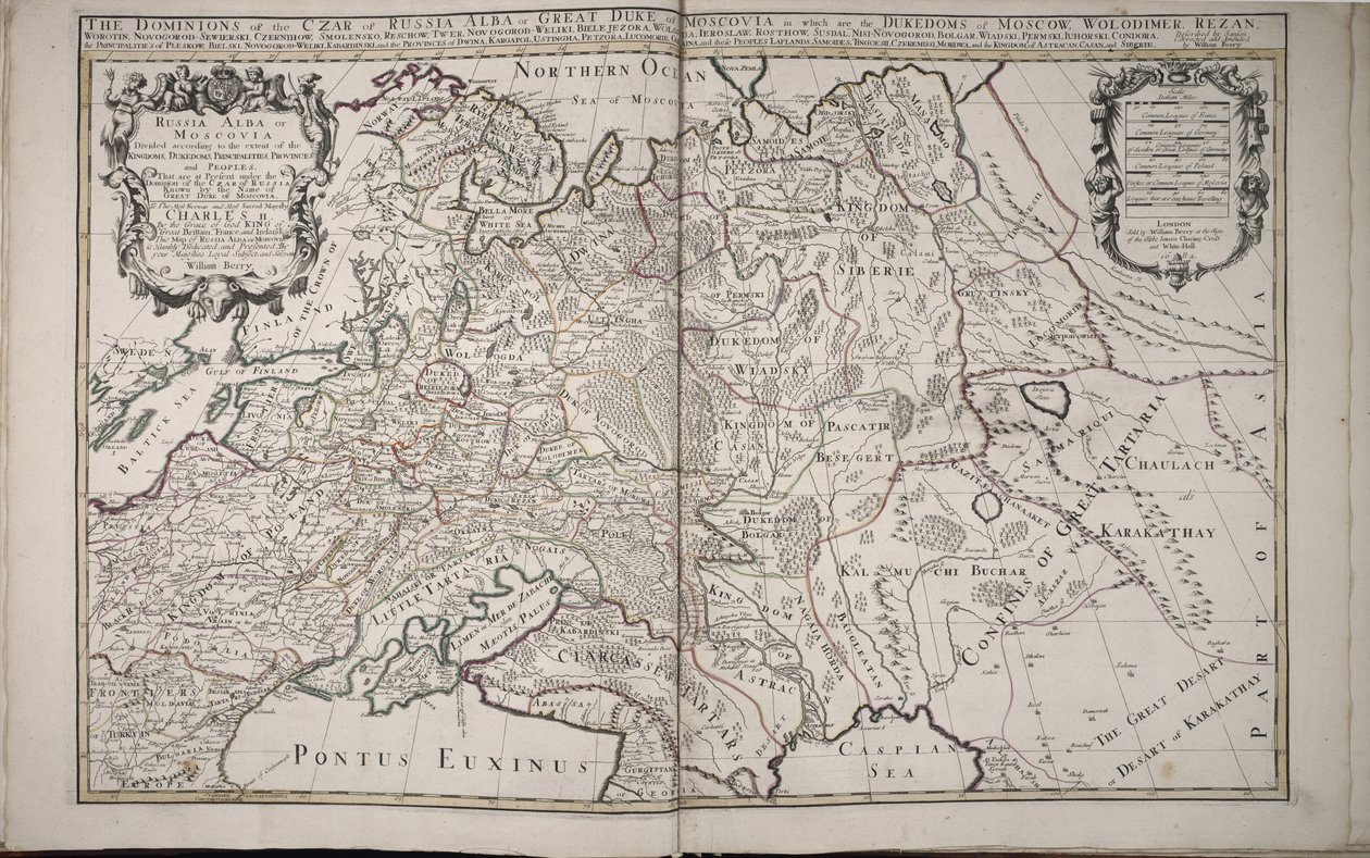 Russland Alba, oder Moskau, 1682 von William Berry