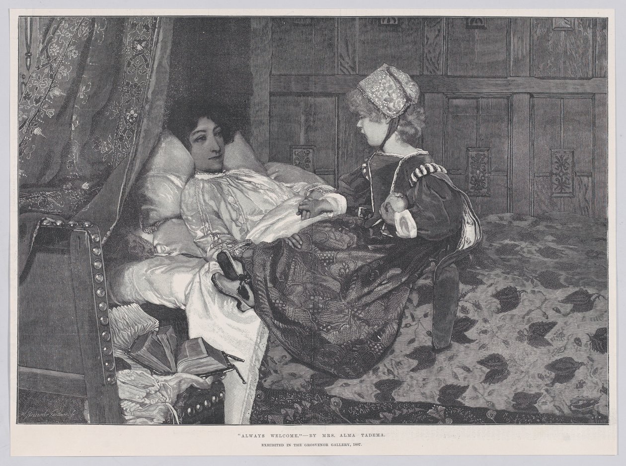 Immer Willkommen, aus "The Illustrated London News" von William Biscombe Gardner