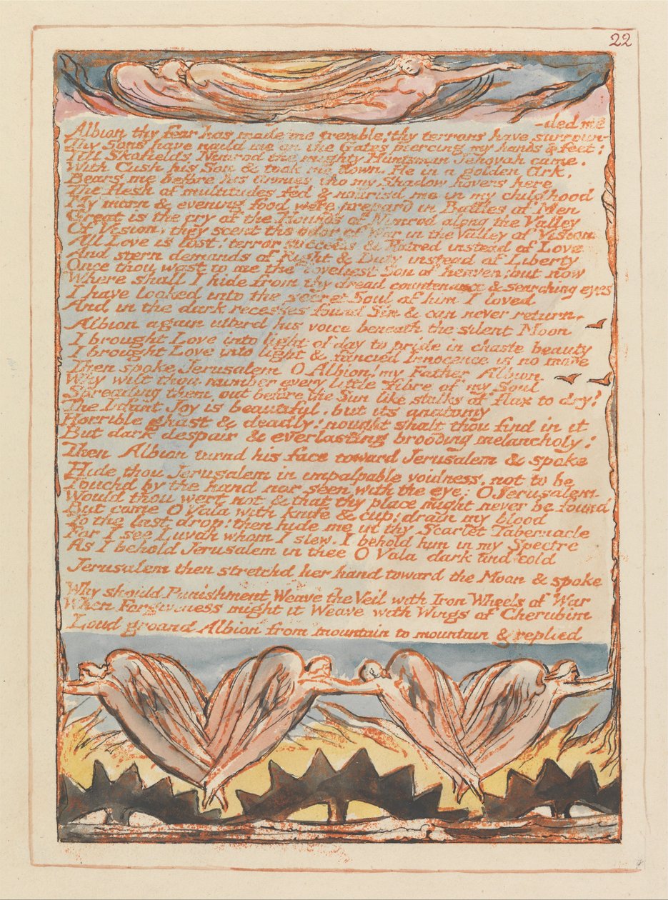 Jerusalem, Platte 22 von William Blake