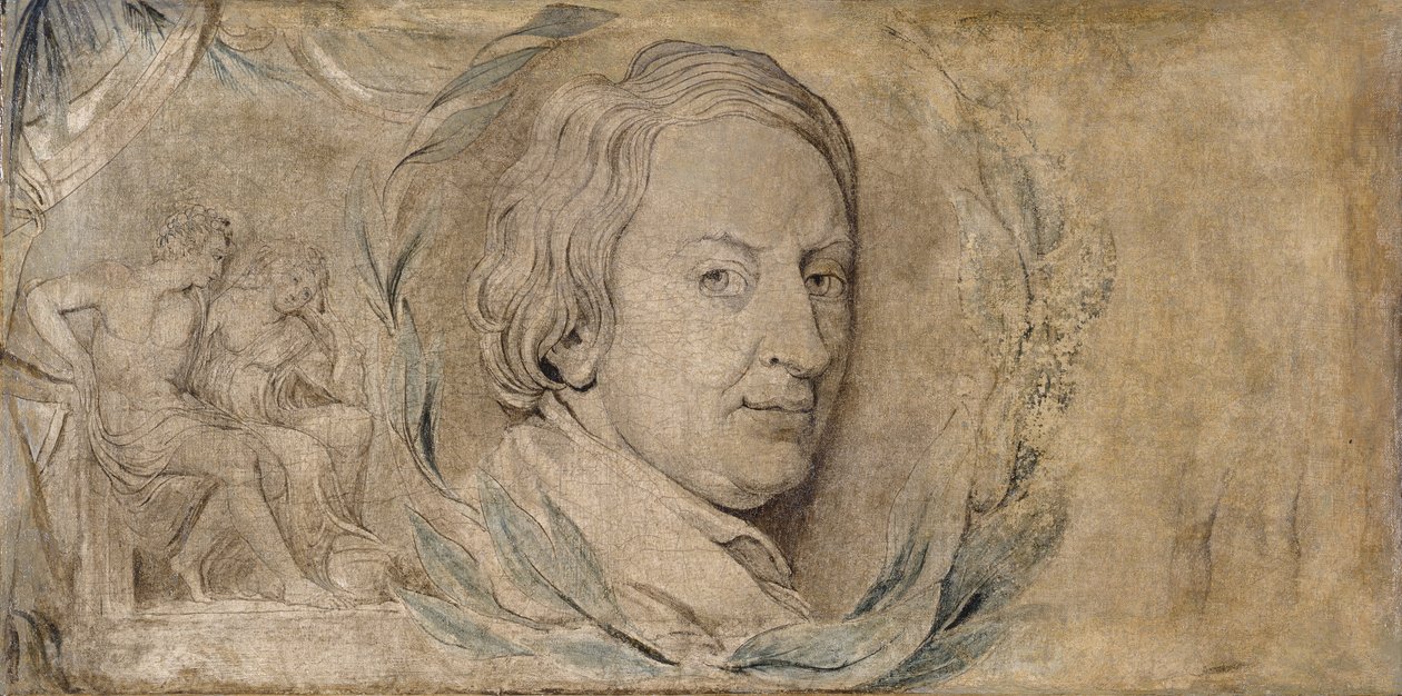 John Dryden, um 1800 von William Blake