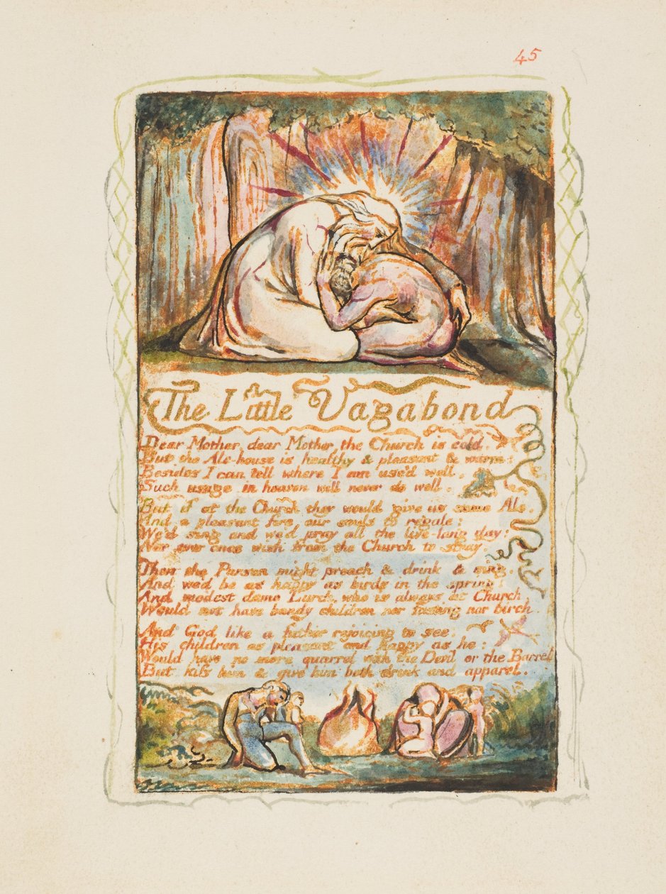 Lieder der Unschuld und der Erfahrung: Der kleine Vagabund von William Blake