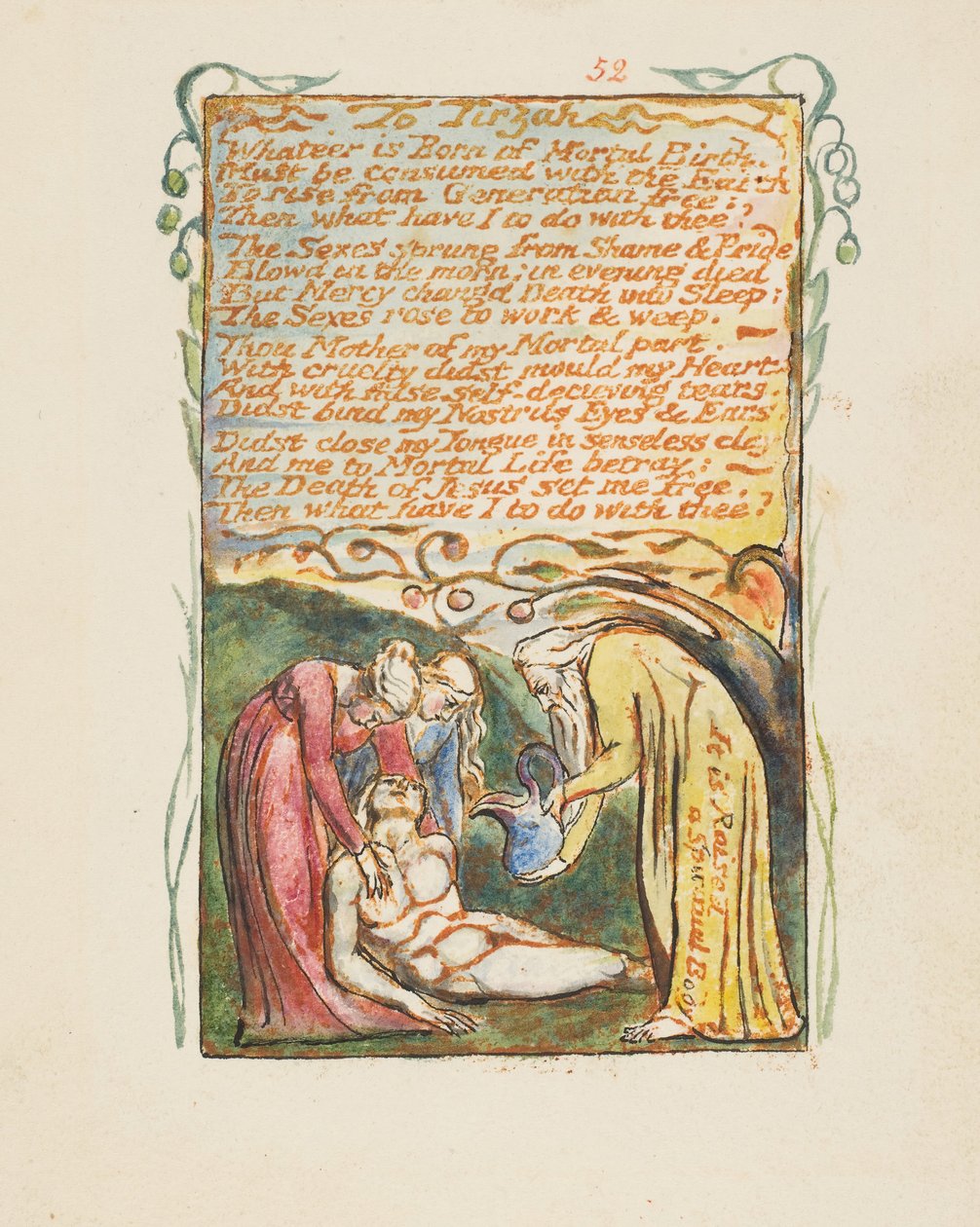 Songs of Innocence and of Experience: To Tirzah, ca. 1825 von William Blake