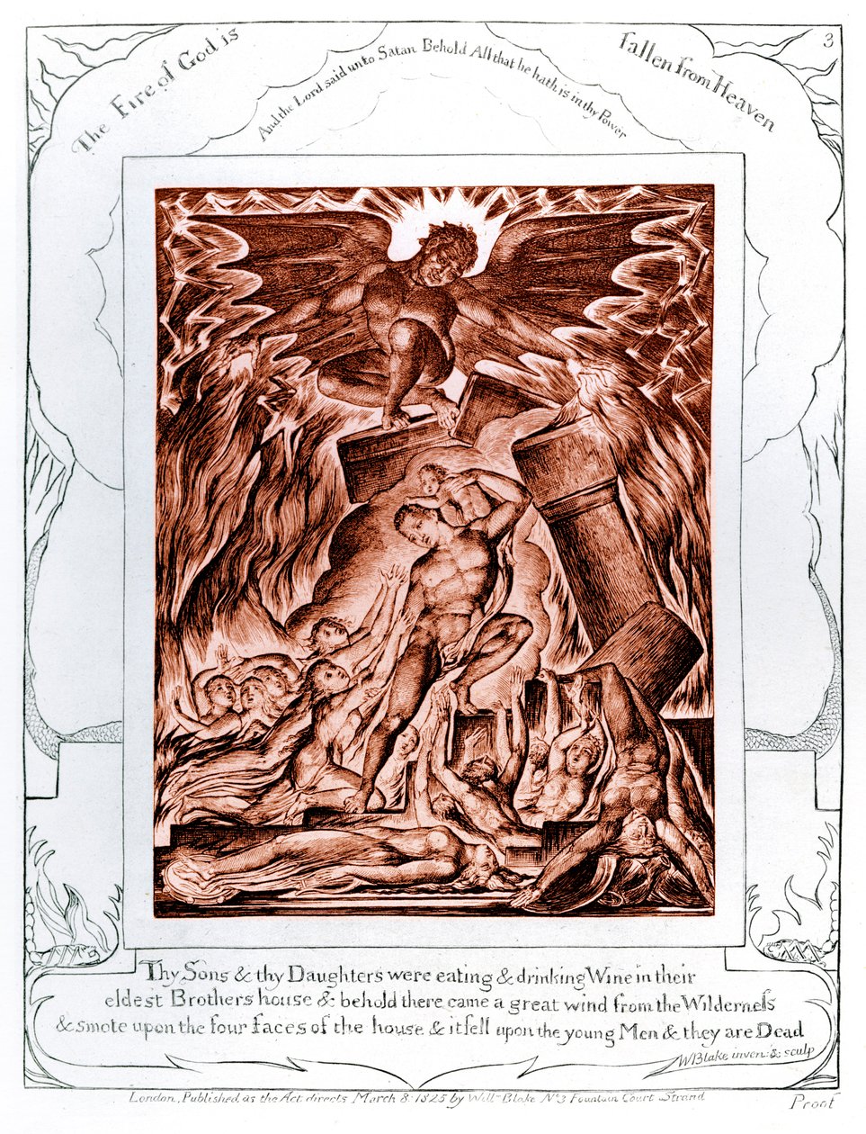 Das Buch Hiob Illustrationen von William Blake von William Blake