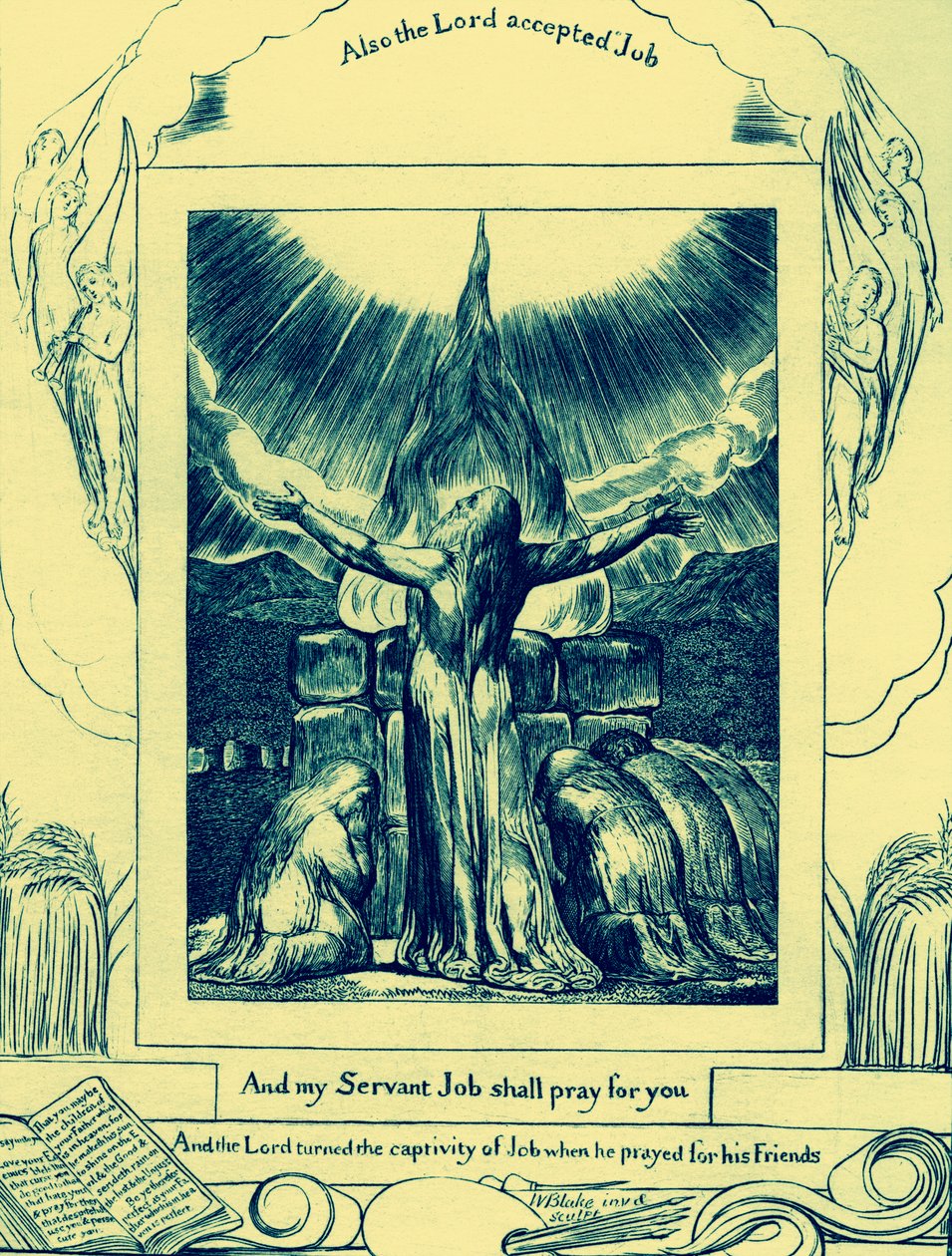 Das Buch Hiob Illustrationen von William Blake von William Blake