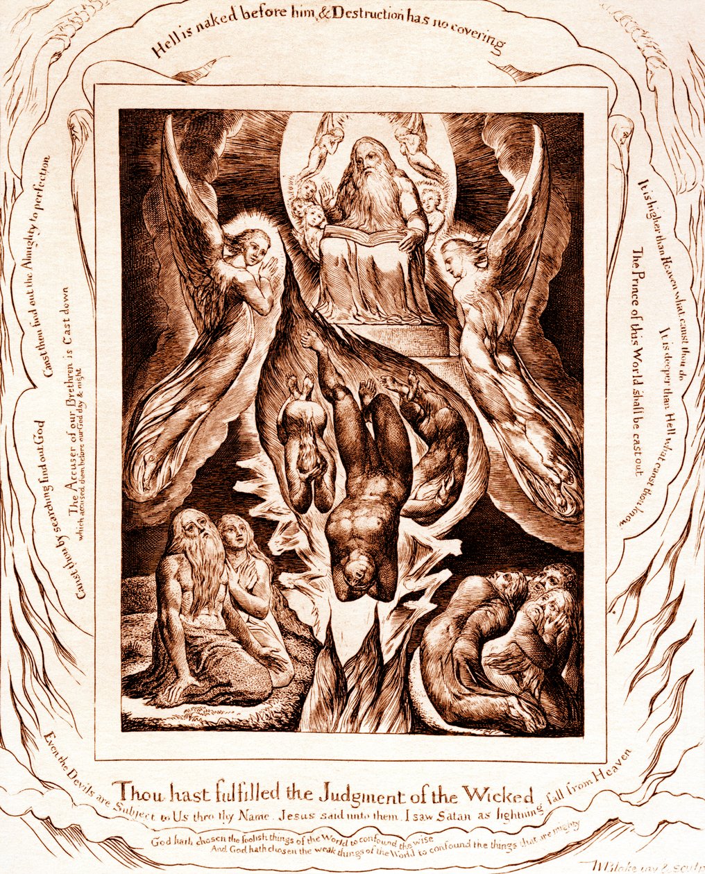 Das Buch Hiob Illustrationen von William Blake von William Blake