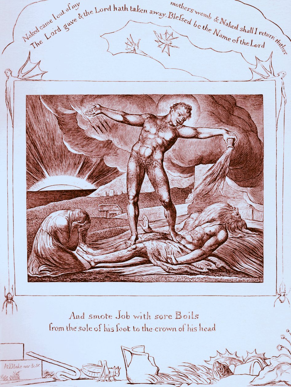 Das Buch Hiob, Illustrationen von William Blake von William Blake